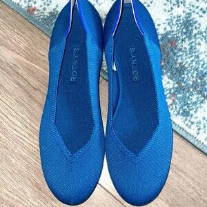 Rothy’s the round toe size 9.5 Deep teal woman flat shoes